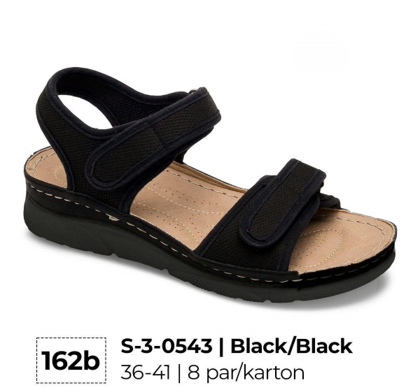 Sandały płaskie damskie Roz 36-41 / 8 par